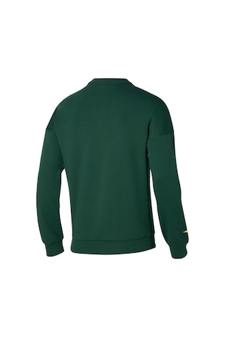 Mizuno Mızuno Graphic Crew Erkek Sweatshirt Yeşil