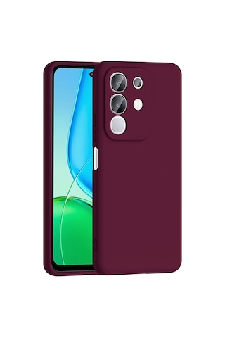 Kilifone - Vivo Y29 4g Uyumlu Kılıf Esnek Koruyucu Mara Lansman Kapak - Koyu Mor - T37824