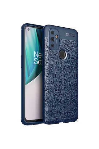 One Plus Nord N100 Kılıf Zore Niss Silikon Kapak Lacivert