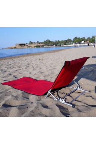 Depolife Depolife Pratik Katlanır Çantalı Yastıkl Baş Ayarlı Şezlong Omuz (432353629)