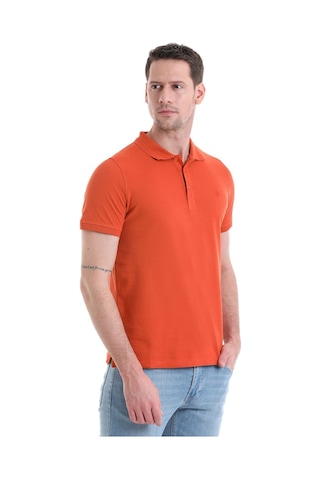Hatemoğlu 3536etc22c02 Regular Fit Pamuk Polo Yaka Erkek Tişört Kiremit