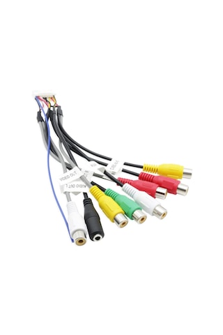 Mikrofon Girişli Android Multimedya Double Teypler İle Uyumlu 20 Pin Amfi Rca Kablo Demeti Diğer