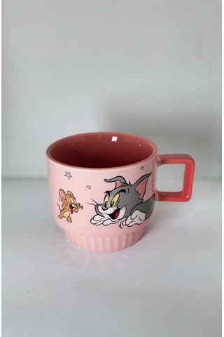 Tom Ve Jerry Kupa -mug Seti 4'lü Çok Renkli