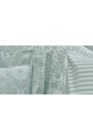 Jardin Bambu Jakar Kumaş Mint Ikili Oksford 60x80 Cm Yastık Kılıfı -1354 Çok Renkli