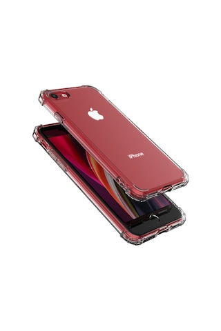 Iphone 7plus 8plus Uyumlu Şeffaf Köşe Korumalı Lüx Darbe Emici Silikon Telefon Kılıfı