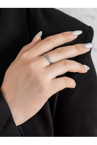 Voznesenskij Uvelirnyj Zavod 925 Ayar Gümüş "kurtar Ve Koru" Yüzük 192225115 Gri