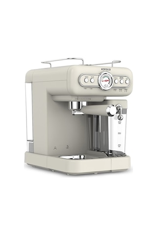 Karaca Vintage Craft Süt Hazneli Espresso, Latte Ve Capuccino Makinesi Cream