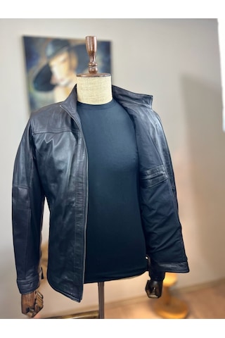 Always Leather Usta İşi Özel Dikim %100 Hakiki Deri 1803340026 Siyah