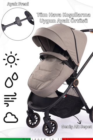 Prego Venüs Premium Travel Sistem UV Tenteli Travel Sistem Bebek Arabası