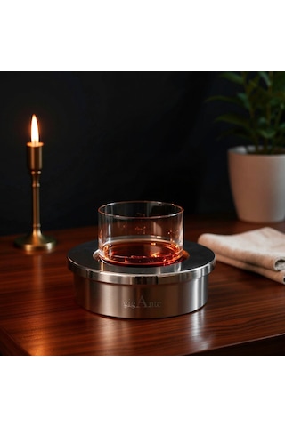 Gigante Premium Viski&kokteyl Soğutucu Hızlı Soğutma, Özel Tasarım, Hediyelik Premium Viski Aksesuarı Gümüş