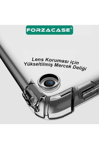 Forzacase Samsung Galaxy Tab S9 Ultra 14.6 İnch X910 İle Uyumlu Anti Shock Silikon Kılıf - Fc014 Şeffaf