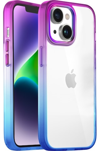 Buff Apple Uyumlu iPhone 14 Plus Air Bumper Rainbow Kilif 560957132