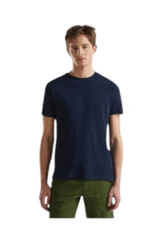 United Colors Of Benetton Erkek T-shırt Ben.39ıvu104ı Mavi