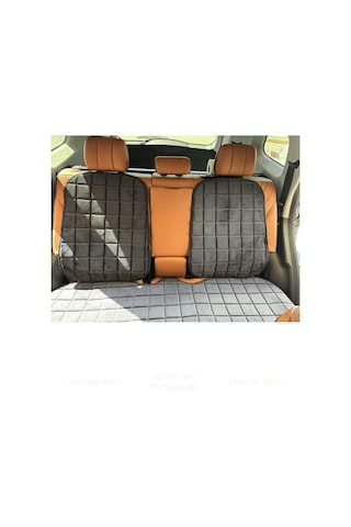 Byd Seol U Koltuk Minderi Ortopedik Cepli Araç Ve Kılıf Seti Tam Uyumlu, Antrasit Renk, Konforlu Tasarım