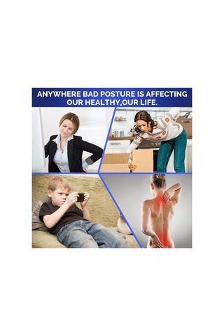 Suntek Erkek Kadın Ayarlanabilir Duruş Düzeltici Bel Desteği