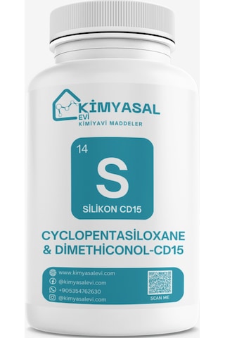 CYCLOPENTASİLOXANE (AND) DİMETHİCONOL-CD15 hammadde 100g