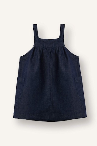 Defacto Pamuklu Denim Elbise Kız Bebek H2701a526smnm34 Mavi-nm34