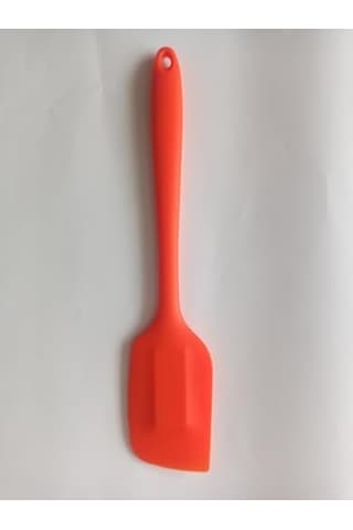 Silikon Spatula Ve Sıyırıcı, Tek Parça Tasarım 1, Turuncu 0
