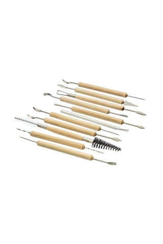 Giorgione Seramik Ebeşuar Detay Seti 11li Karma Set Clay Tool Set