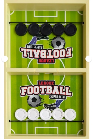 Lastik Fırlatmalı Futbol Şut Ve Gol Hızlı Sapan Masa Futbol Oyunu Çocuk Odaklanma Zeka Kutu Oyunu