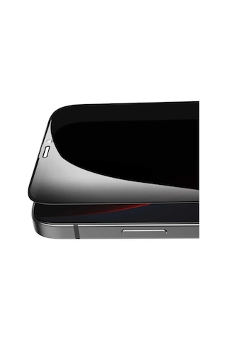 Apple iPhone Uyumlu 12 Pro Max Hayalet Ekran Koruyucu 9h Tam Kapatan Gizleyen Kırılmaz Cam