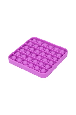 Wezone Mor Kare Silikon Zihinsel Oyun: Stres Azaltıcı, Sonsuz Eğlence, Yeniden Kullanılabilir Dürtü Oyuncak Mor