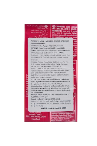 Magik Bitkisel Krema 1 Lt