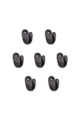 Büyük Tekli Fincan Askı, Dekor Askısı Siyah, 12x23x30 Mm