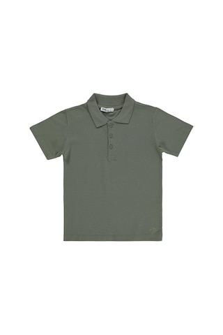 Civil Boys Erkek Çocuk Palmiye Nakışlı Polo Yaka 6-9 Yaş Tişört - Haki