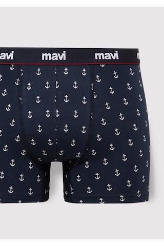 Mavi - Baskılı Lacivert Boxer 0910735-30717