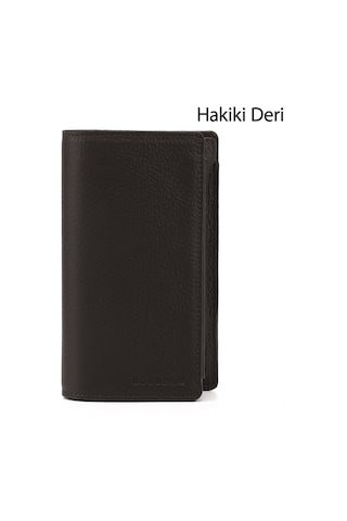 Gönderir Gönderi R Unisex Kahve Floter Hakiki Deri Dikey Cüzdan Ddux76006857