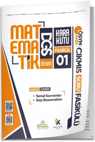 2026 DGS Matematik Kara Kutu 8li Fasikül Seti ÖSYM Çıkmış Soru Bankası Çözümlü Modüler Paket