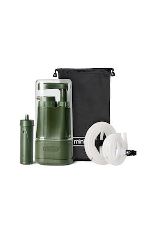 Miniwell L610 Pompalı Portatif Kamp Su Filtresi 3  Filtreli Haki