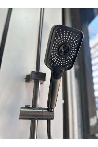 Boheme Fleko Piyano Antrasit Yeni Kolon Duş Seti Diğer