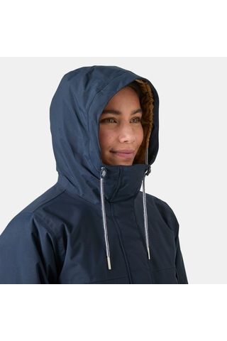 Helly Hansen W Hvaler Ins Yağmurluk Palto Lacivert