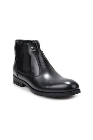 Pierre Cardin 1196063 Hakiki Deri Erkek Klasik Günlük Bot Siyah