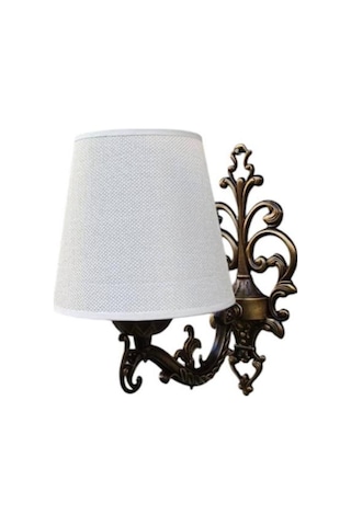 Tekli Elbe Aplik Eskitme Krem Rengi Şapkalı Kahverengi