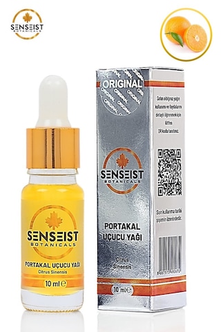 Senseist Botanicals Portakal Uçucu Yağı 10ml %100 Saf-sertifikalı