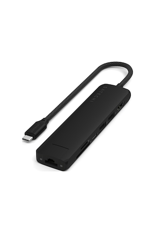 Satechi 7 İn 1 Usb-c Slim Multiport Adaptör Ethernet Siyah St-p7sk