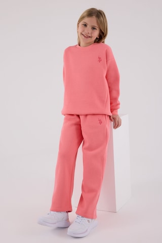U.S. Polo Assn. U.s. Polo Assn Kız Çocuk Pembe Eşofman Takımı Us2301-c-v1 Pembe