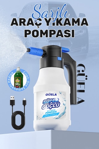 Yeni Model Şarjlı Otomatik Yüksek Basınçlı Oto Araba Yıkama Ve Te