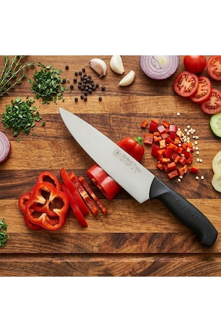 Sürbisa 61180 Şef Aşçı Bıçağı Sürmene Bıçağı Paslanmaz Çelik Profesyonel Et Kesim Doğrama İçin 34 Cm