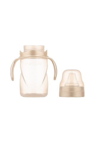 Mamajoo Kulplu Akıtmaz Eğitici Bardak Pearl 270 ML & Anti-Kolik B Şeffaf