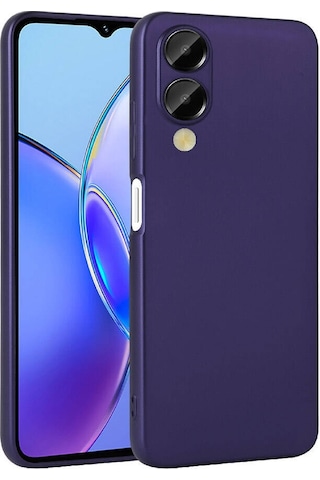 Noktaks - Vivo Uyumlu Vivo Y17s - Kılıf Mat Renkli Esnek Premier Silikon Kapak - Lacivert