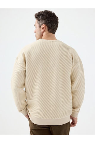 Erkek Sweat Lf2038599 Lıght Beıge