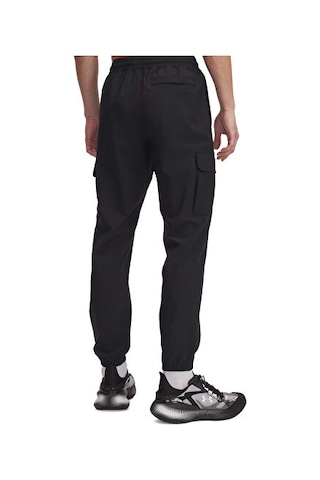 Under Armour Ua Vibe Woven Cargo Pants Erkek Günlük Kargo Eşofman Altı 1386558-002 Siyah Siyah