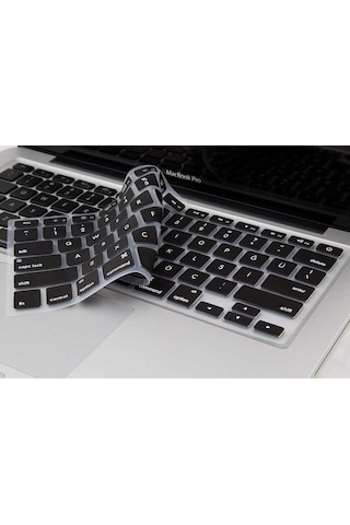 Macbook Air Uyumlu 13.6' 2022 M2 A2681 Q Klavye Koruyucu Silikon P