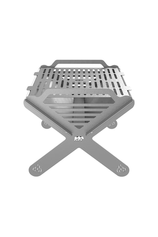 Kamp Ayısı X-mangal : Çelik Mangal Katlanabilir Izgara Çantalı, Taşınabilir, Dayanıklı, Hızlı Kurulum