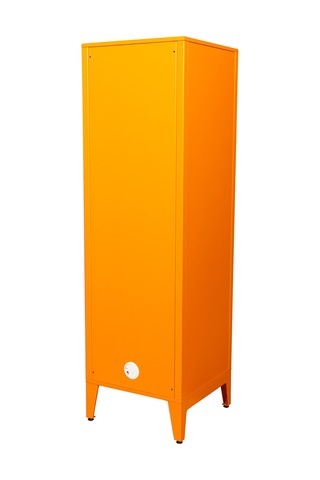 Alfafonet Ziglat Serisi Kilitli Metal Home Office Dolabı %70 Perfore Kapaklı Turuncu Ral 2004 450x1500x450 Mm