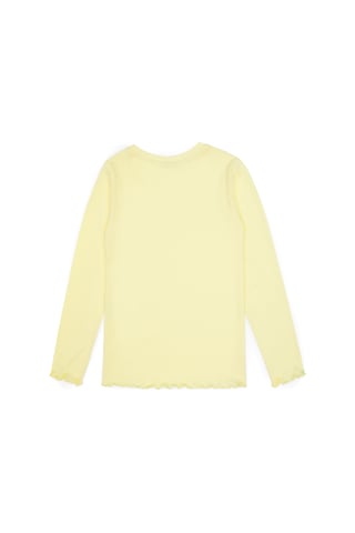 U.S. Polo Assn. Kız Çocuk Sarı Bisiklet Yaka Basic Sweatshirt 50317908-VR044